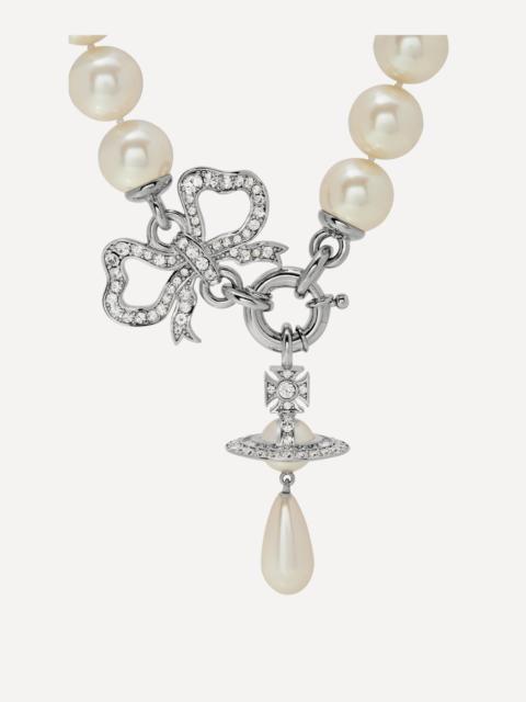 Vivienne Westwood Silver-Tone Rigoberta Pearl Necklace