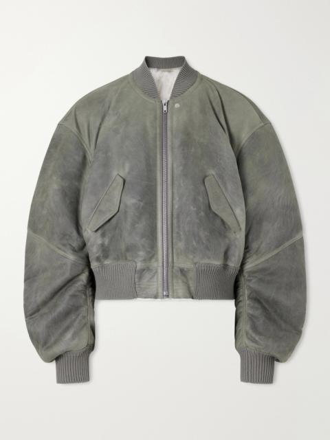 Rick Owens Secchia Shearling Bomber Jacket