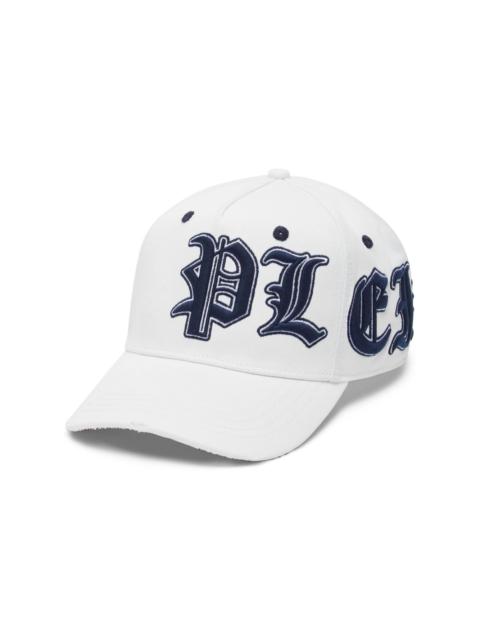 PHILIPP PLEIN logo-embroidered cotton cap