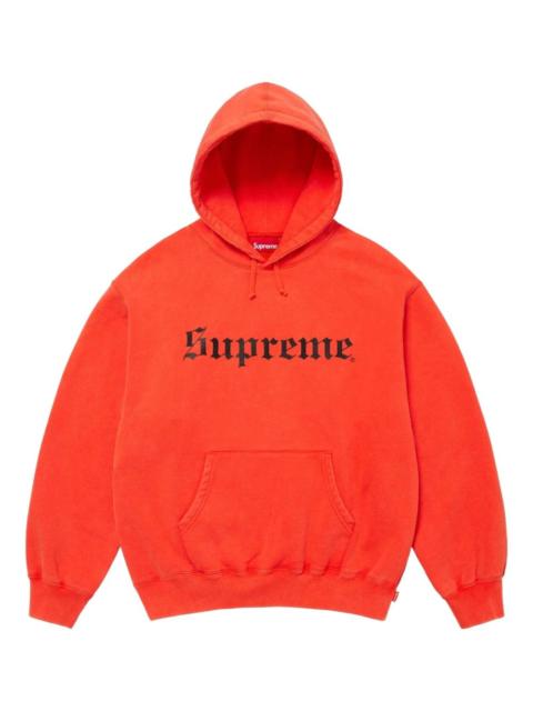 Supreme logo-lettering hoodie