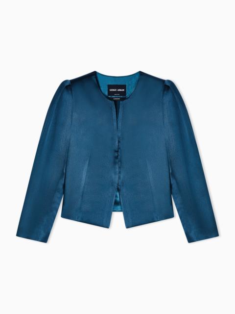 GIORGIO ARMANI SILK SATIN JACKET