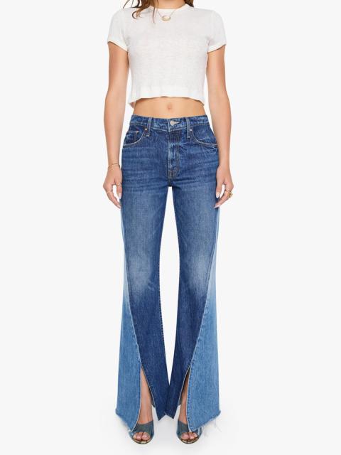 MOTHER Bookie Slit Twisted Heel Frayed Pant