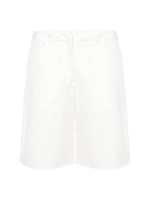 twill knee-lenght shorts