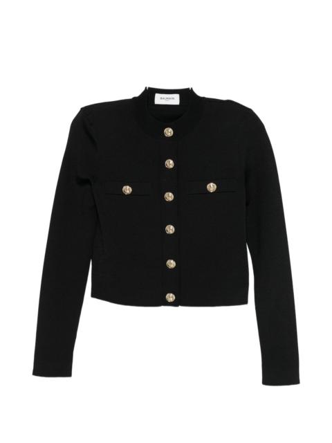 Balmain Balmain Embossed-button Cardigan