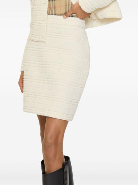 Burberry checked mini skirt