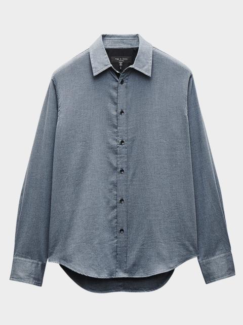 rag & bone Men's Tomlin Stretch-Cotton Dobby Button-Down Shirt
