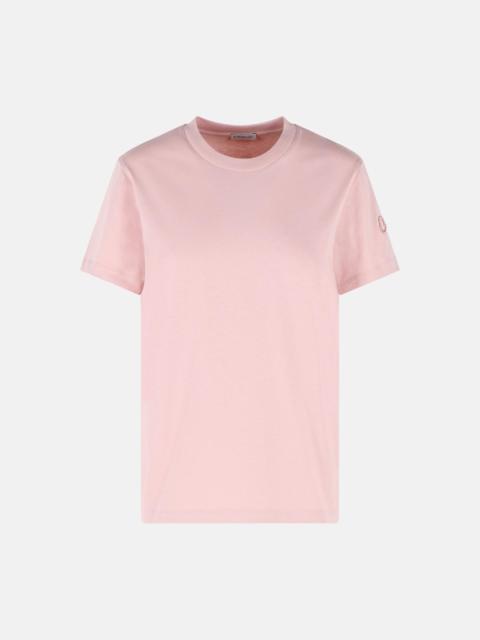 Moncler PINK COTTON T-SHIRT