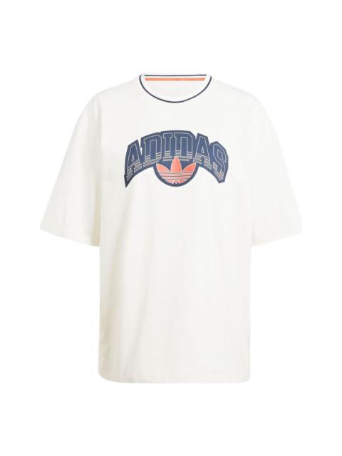 adidas (WMNS) adidas Big Logo Graphic T-shirt 'White' IU2491