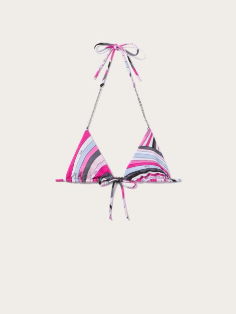 PUCCI IRIDE PRINT BIKINI TOP