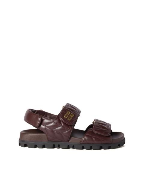 Miu Miu leather sandals