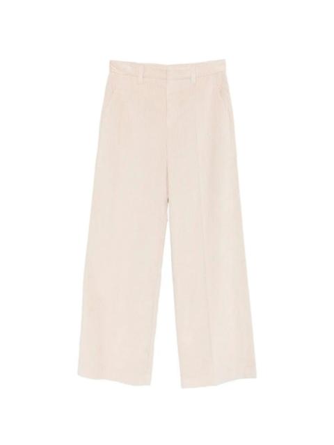 Brunello Cucinelli Corduroy Loose Pants With Monili