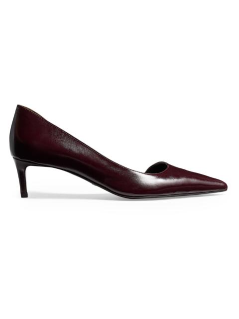 KHAITE Women's Jett 45MM Leather D'Orsay Pumps - Bordeaux