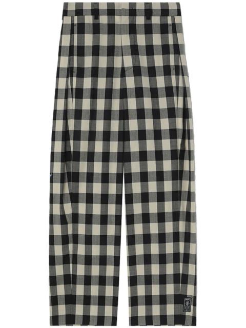 ADER error Aoker gingham wool trousers