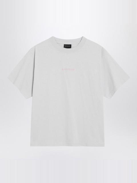 Balenciaga White Balenciaga Back Medium Fit T-Shirt Women