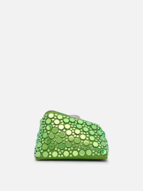 THE ATTICO ''MIDNIGHT'' FLUO GREEN CLUTCH