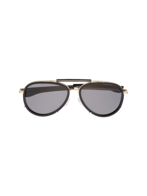 DSQUARED2 pilot-frame logo-debossed sunglasses