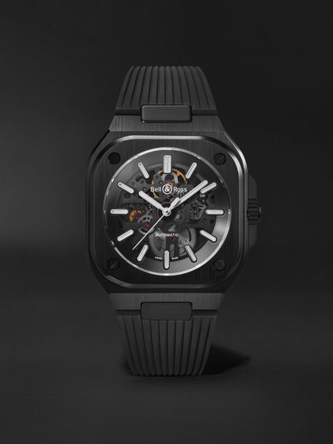 Bell & Ross BR 05 Skeleton Automatic Black Ceramic Watch, Ref. BR05A-BL-SK-CE/SRB