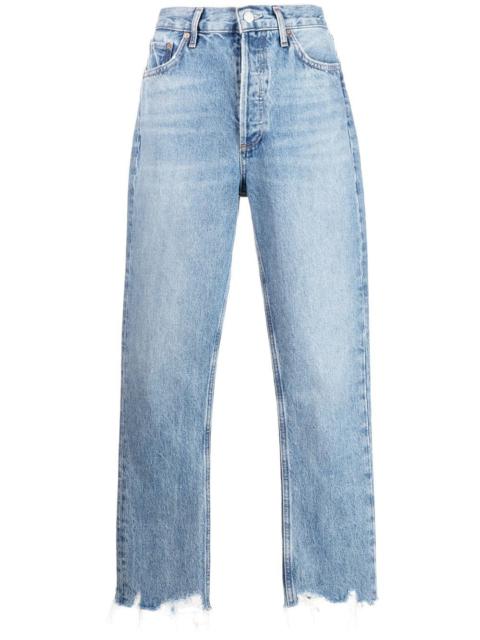 AGOLDE Riley cropped straight jeans