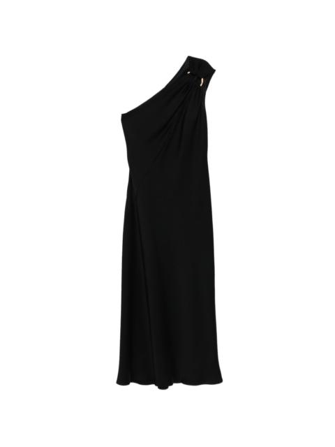 Max Mara one-shoulder draped maxi dress