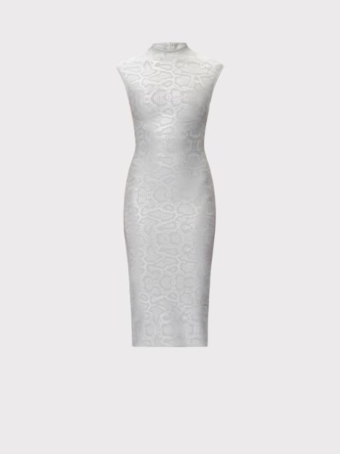 HERVE LEGER THE METALLIC ANITA DRESS