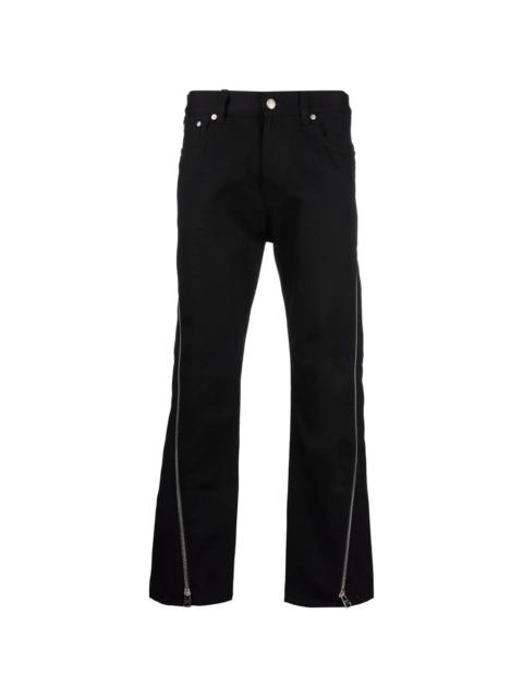 Alexander McQueen mid-rise straight-leg trousers