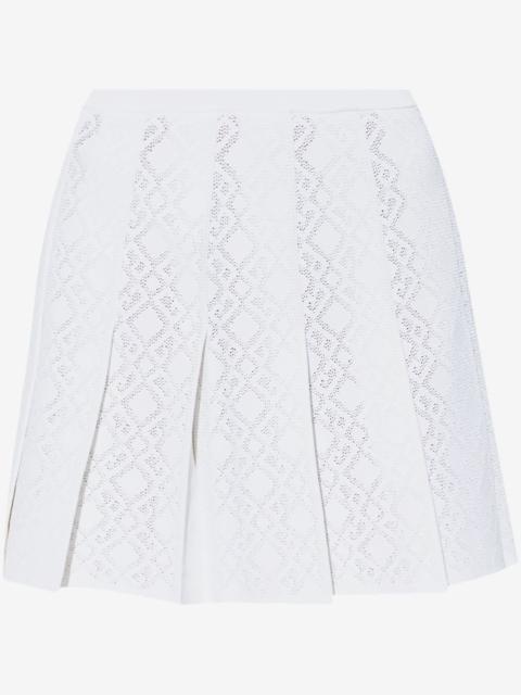Givenchy pleated skirt in monogram 72 jacquard