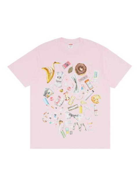 Supreme Supreme Downtown Tee 'Light Pink' | REVERSIBLE