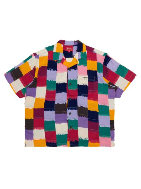 Supreme Supreme Patchwork Short-Sleeve Shirt 'Multicolor'