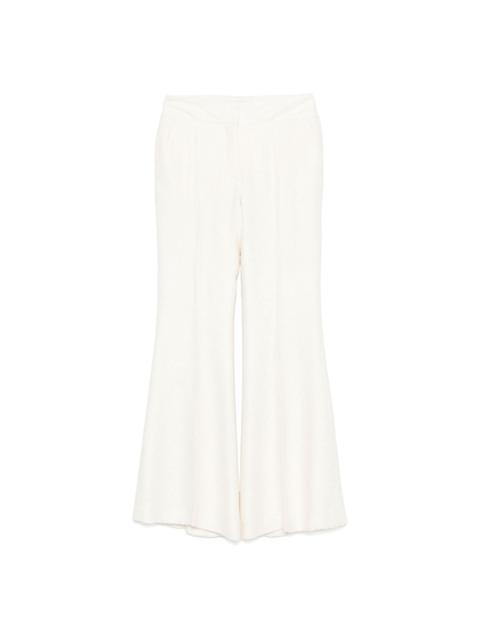 GABRIELA HEARST silk flared trousers