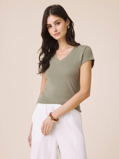 Splendid Josie Stretch V-Neck Tee
