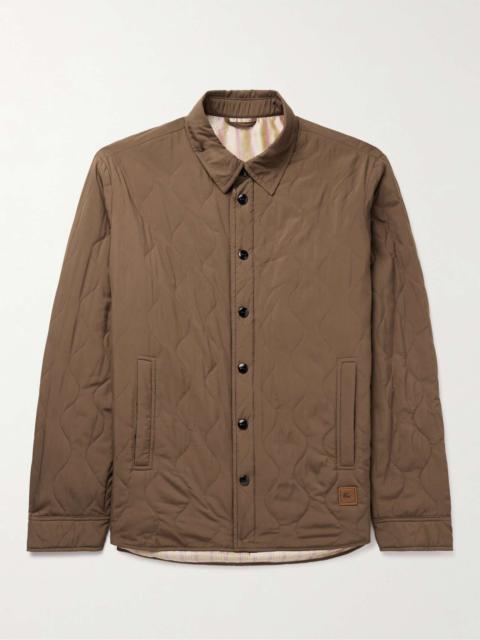 Etro Logo-Appliquéd Quilted Padded Shell Jacket