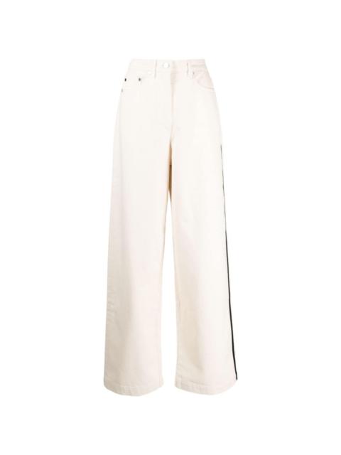 PETER DO high-rise wide-leg jeans