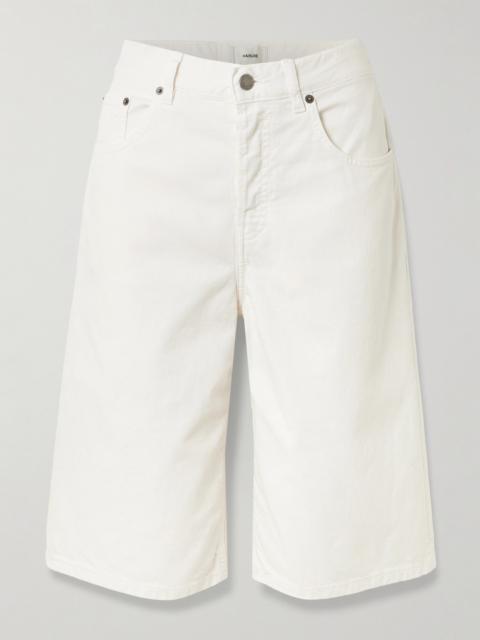 HAIKURE Becky Cotton And Linen-blend Twill Shorts