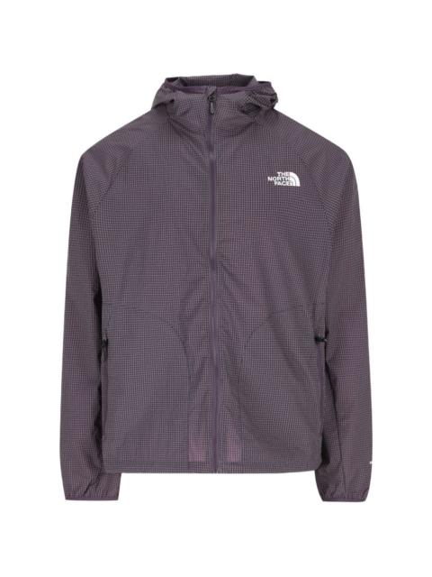 The North Face hooded zip windbreaker jacket