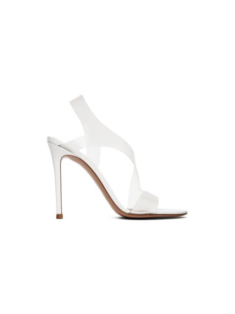 White Metropolis Heeled Sandals