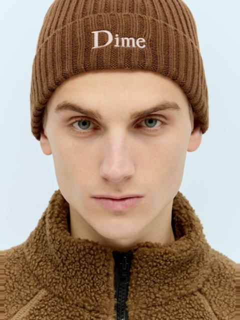 帽子 Dime '23fw Classic Wool Fold Beanie Dime - Classic Allergy Fold Beanie - Black & Burgandy