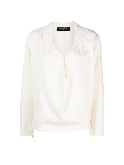 Kiko Kostadinov pointed-flat collar blouse