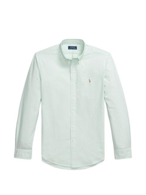 Polo Ralph Lauren striped-pattern logo-embroidery shirt