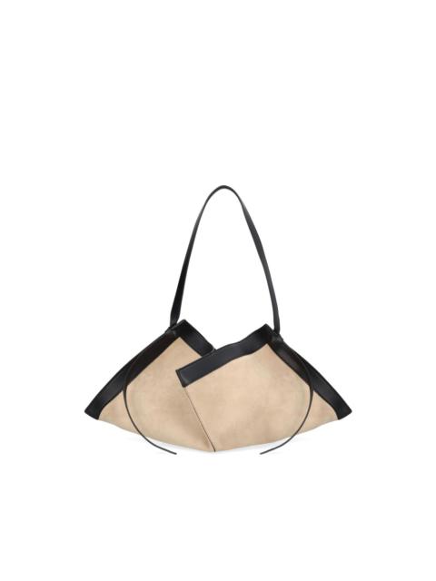 Yuzefi Wonton suede shoulder bag