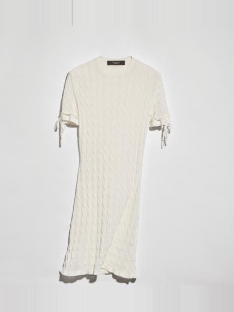 GUCCI Braided cotton blend dress