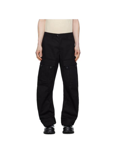 ROA Black Paneled Cargo Pants | REVERSIBLE ROA Black Paneled Cargo Pants | REVERSIBLE