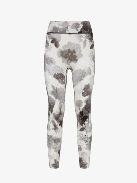 FENDI Gray tech fabric leggings