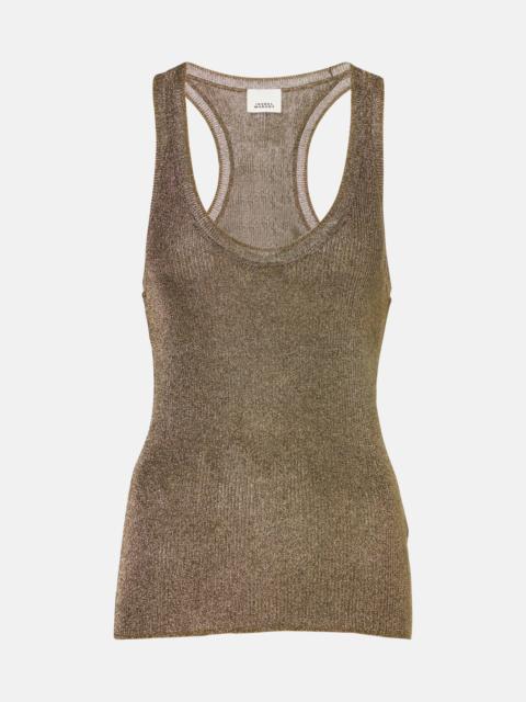 Lamé tank top