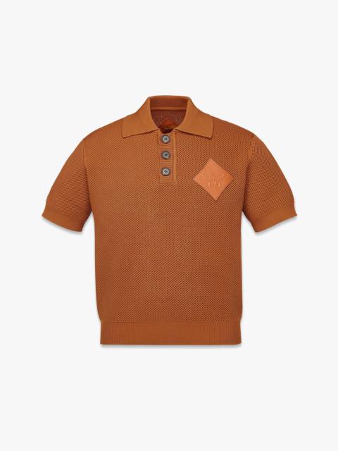 MCM Logo Patch Knit Polo