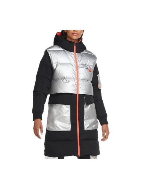 Jordan (WMNS) Air Jordan Winter Utility Down Parka 'Sliver' CV2561-010