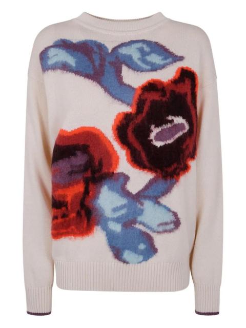 Paul Smith Introducing the 'WOMENS KNITTED SWEATER CREW NECK' by PAUL SMITH, a stunning addition to the sweater
