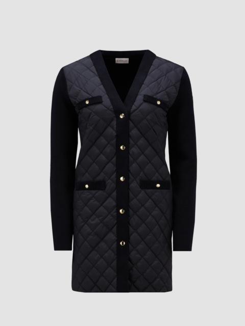 Moncler Padded Wool Long Cardigan
