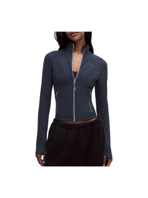 lululemon (WMNS) LULULEMON Define Cropped Jacket Nulu 'Navy Silver' LW4CD5S-900634252