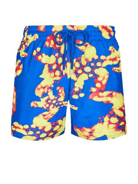 Vilebrequin Men Swim Trunks Ultra-light and packable 2019 Watercolor Turtles