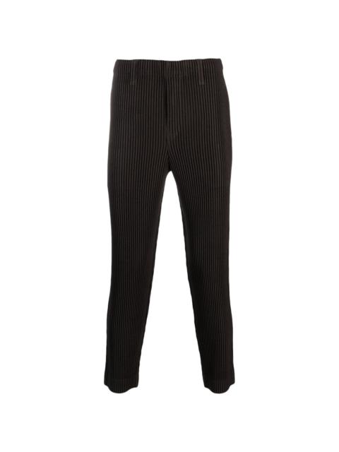 pleated skinny trousers